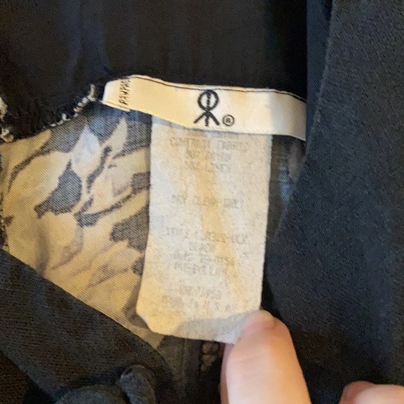 Vintage Black Floral Dress - Picture 3 of 7